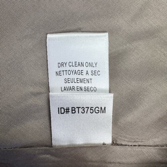 BCBG wool straight Skirt size 10 Metallic band - Picture 10 of 13